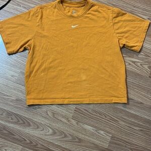 Nike Saffron Tee with White Logo